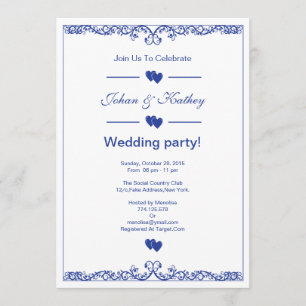 Hochzeitsfeier Einladung