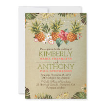 Hochzeitsfeier für Ananas