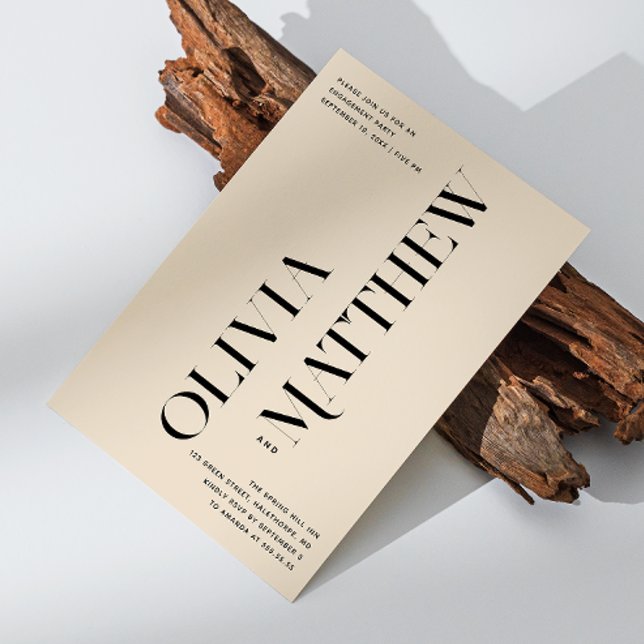 Hochzeitsfeier für Elfenbein-Foto Einladung (Von Creator hochgeladen)