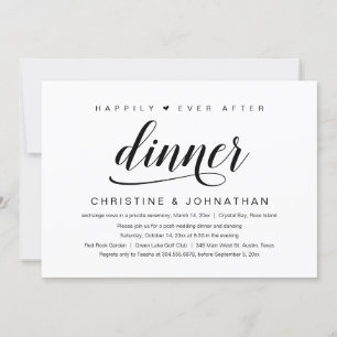 Hochzeitsfeier, glücklicherweise immer nach dem Ab Einladung