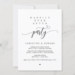 Hochzeitsfeier, glücklicherweise immer nach dem Pa Einladung