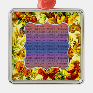 Hochzeitsfeier im Springtime Silbernes Ornament