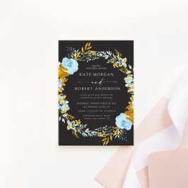 Hochzeitsfeier in Gold türkisfarben