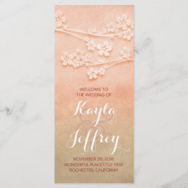 Hochzeitsfeier in Rosa Programm