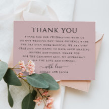 Hochzeitsfeier mit blassrosa Minimalistische Typog