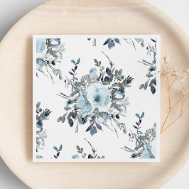 Hochzeitsfeier mit blauem Flor Serviette