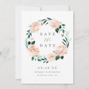 Hochzeitsfeier mit Blumen Save The Date