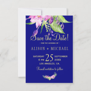 Hochzeitsfeier mit Blumenzwiebeln Save The Date