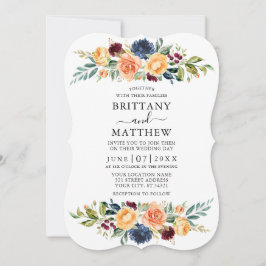 Hochzeitsfeier mit elegantem Watercolor Einladung