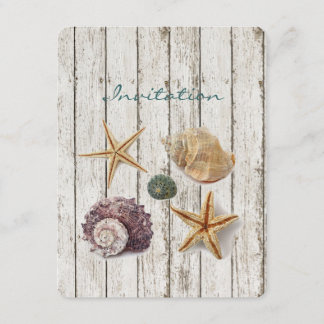 Hochzeitsfeier mit eleganten Dock-Holzosen Einladung