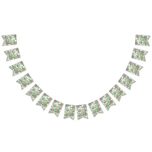 Hochzeitsfeier mit hellrosa Rose Wimpelkette