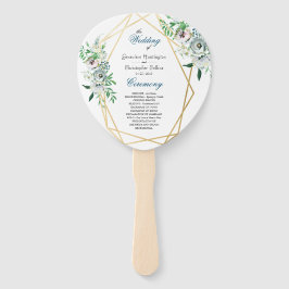 Hochzeitsfeier mit Wasserfarbe Boho Fächer