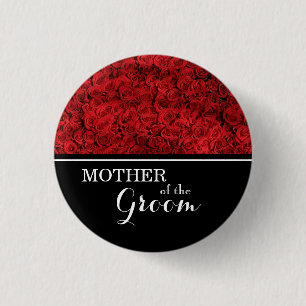 Hochzeitsfeier "Mutter der Gräuel" - Rote Rosen Button
