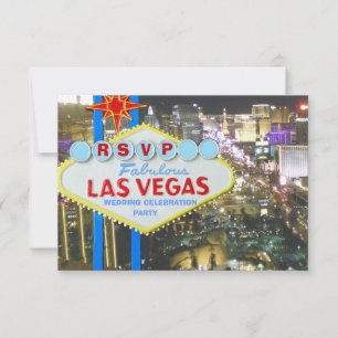 Hochzeitsfeier nach Vegas Vows Einladung