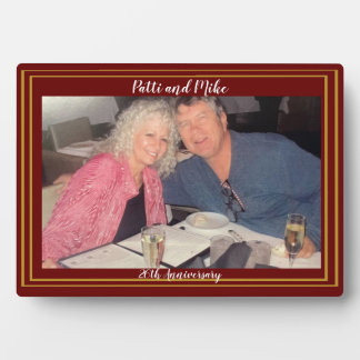 Hochzeitsfeier oder besondere Foto mit Dattelschil Fotoplatte