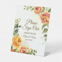 Hochzeitsfeier Orange-Gelb-Grüne