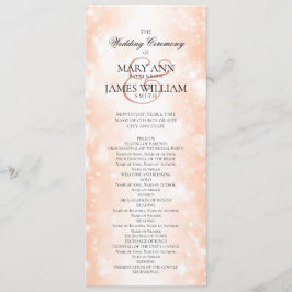 Hochzeitsfeier Rose Gold Shimmer Lights Programm