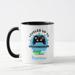 Hochzeitsfeier Trauzeuge erhöht Gamer Fun Tasse