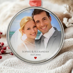 Hochzeitsfeier und Foto Ornament Aus Metall