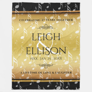 Hochzeitsfeier zum 27. Mal Fleecedecke