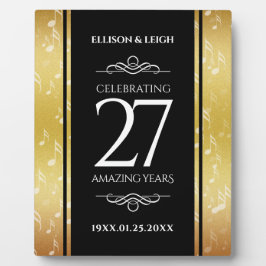 Hochzeitsfeier zum 27. Mal Fotoplatte