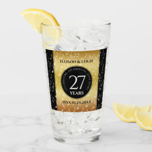 Hochzeitsfeier zum 27. Mal Glas