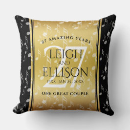 Hochzeitsfeier zum 27. Mal Kissen