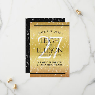 Hochzeitsfeier zum 27. Mal Save The Date