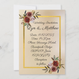 Hochzeitsfeiern: Einladung