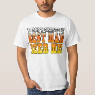 Hochzeitsfeiern Favoriten: Weltbester Trauzeuge T-Shirt