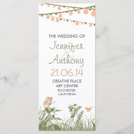 Hochzeitsfeiern für helle Wildblumen Programm