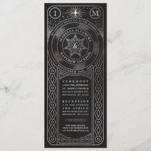 Hochzeitsfeiern in der Gewerkschaft (Tall Silver) Einladung