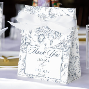 Hochzeitsfeiern in Vintagem Blau mit Elegant Geschenkschachtel