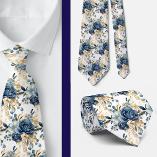 Hochzeitsfeiern mit blauen Blume Krawatte
