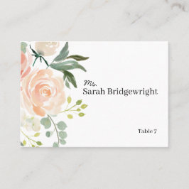 Hochzeitsfeiern mit Blumenwasser-Platzkarten Platzkarte