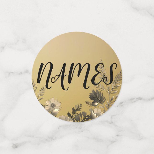 Hochzeitsfeiern mit glatter und leichter Blüte Konfetti (Klein Vorderseite)