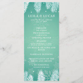 Hochzeitsfeierprogramm für Elegante Winter Programm