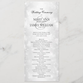 Hochzeitsfeierprogramm Silver Shimmer Lights Programm