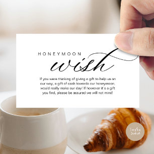 Hochzeitsfeiertag - Wunsch, Geld, Geld, moderne Kl Begleitkarte