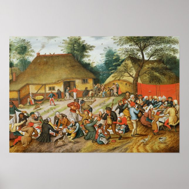 Hochzeitsfest Poster (Vorne)