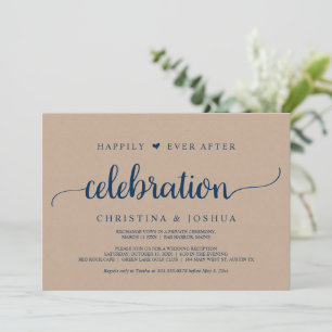 Hochzeitsflucht, Happily Ever After-Feier Einladung