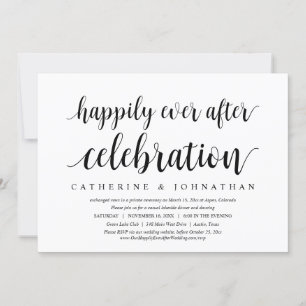 Hochzeitsflucht, Happy End Celebration Einladung