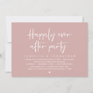 Hochzeitsflucht, Happy End Party Einladung
