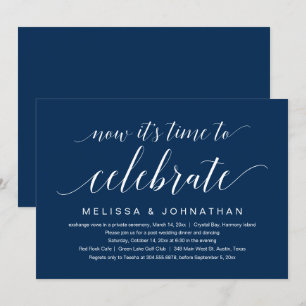 Hochzeitsflucht, jetzt ist es Zeit zu feiern Einladung