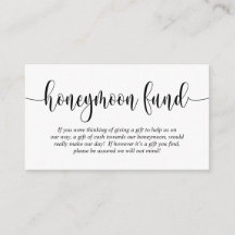 Hochzeitsfond und Wunsch, moderne Schrift