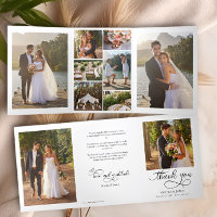 Hochzeitsfoto Dankeschön 10 Bilder Elegante Kallig
