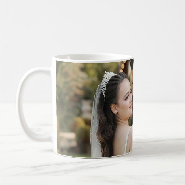 Hochzeitsfoto-Mug-Souvenir Kaffeetasse (Links)