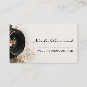 Hochzeitsfotograf Geschäfts Karte
