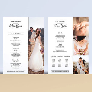 Hochzeitsfotografie-Preisliste Vorlage