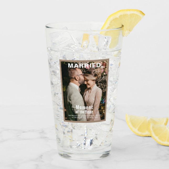 Hochzeitsfotos Glas (Rückseite Ice)